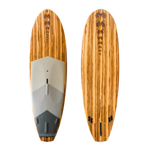 9’6″ Stand up paddle board with apple wood veneer