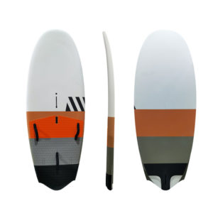 7’7″ Wind board with deep turtle foil box