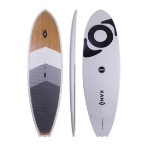 10’0″  stand up paddle board with wood veneer